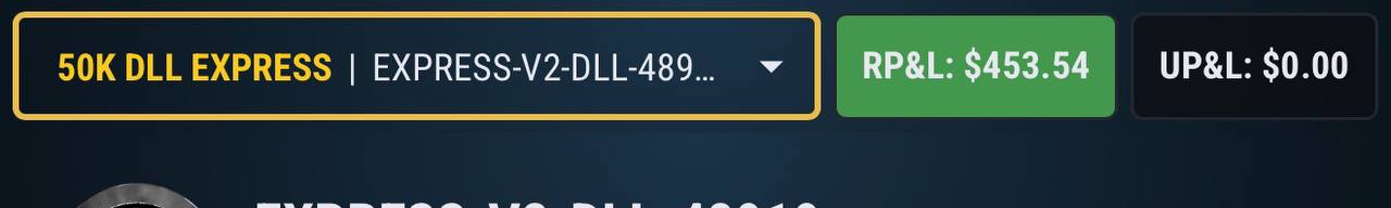 50K DLL Express — RP&L: $453.54