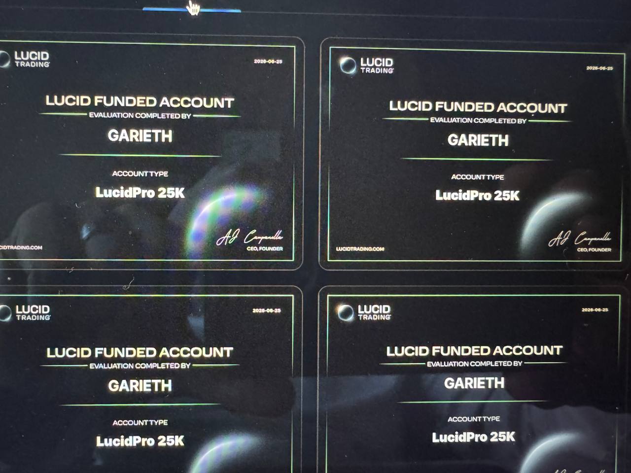 Multiple Lucid Funded Accounts — LucidPro 25K